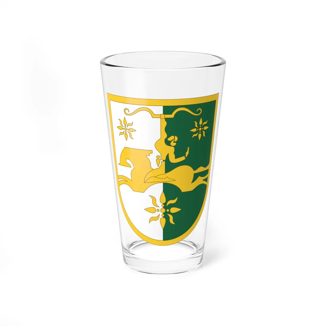 Coat of arms of Abkhazia (Georgia) (Coat of Arms) Pint Glass 16oz 16oz - Go Mug Yourself