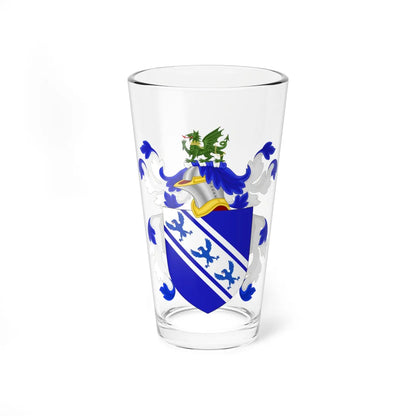 Coat of Arms of Abraham Belknap (United States) (Coat of Arms) Pint Glass 16oz - Go Mug Yourself