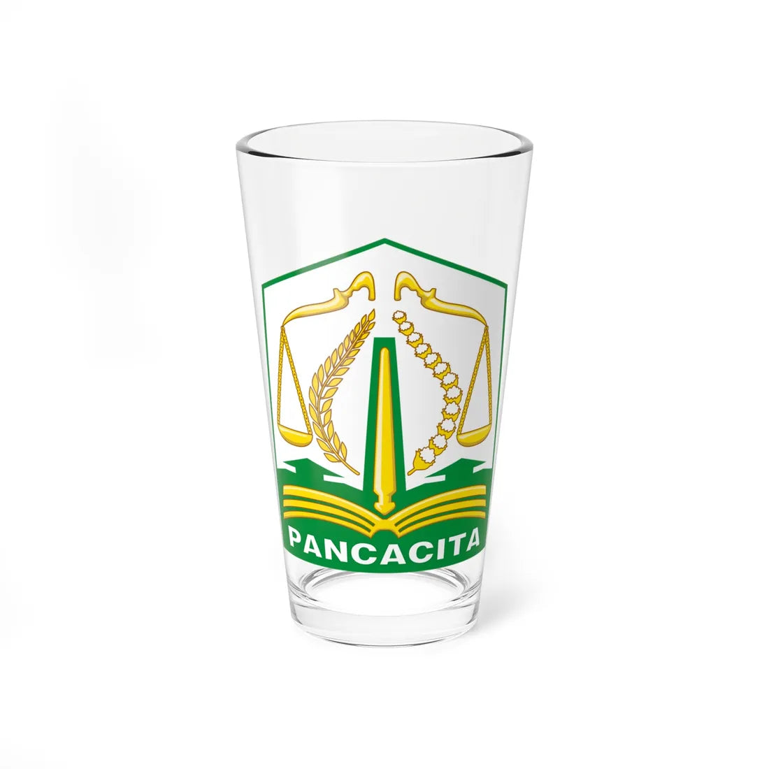 Coat of arms of Aceh (Indonesia) (Coat of Arms) Pint Glass 16oz 16oz - Go Mug Yourself