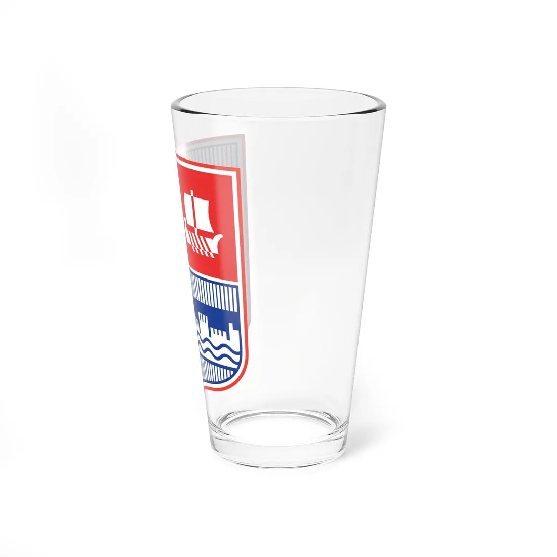 Coat of arms of Acre Israel (Israel) (Coat of Arms) Pint Glass 16oz - Go Mug Yourself