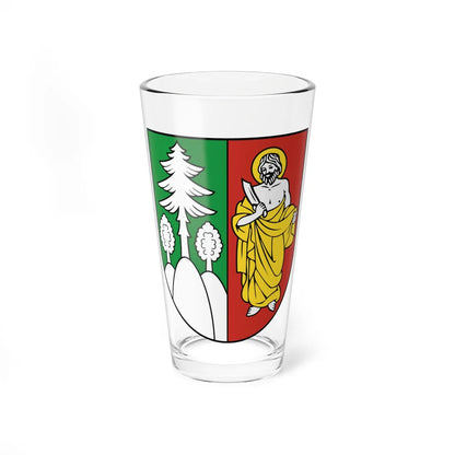 Coat of Arms of Čadca (Slovakia) (Coat of Arms) Pint Glass 16oz 16oz - Go Mug Yourself
