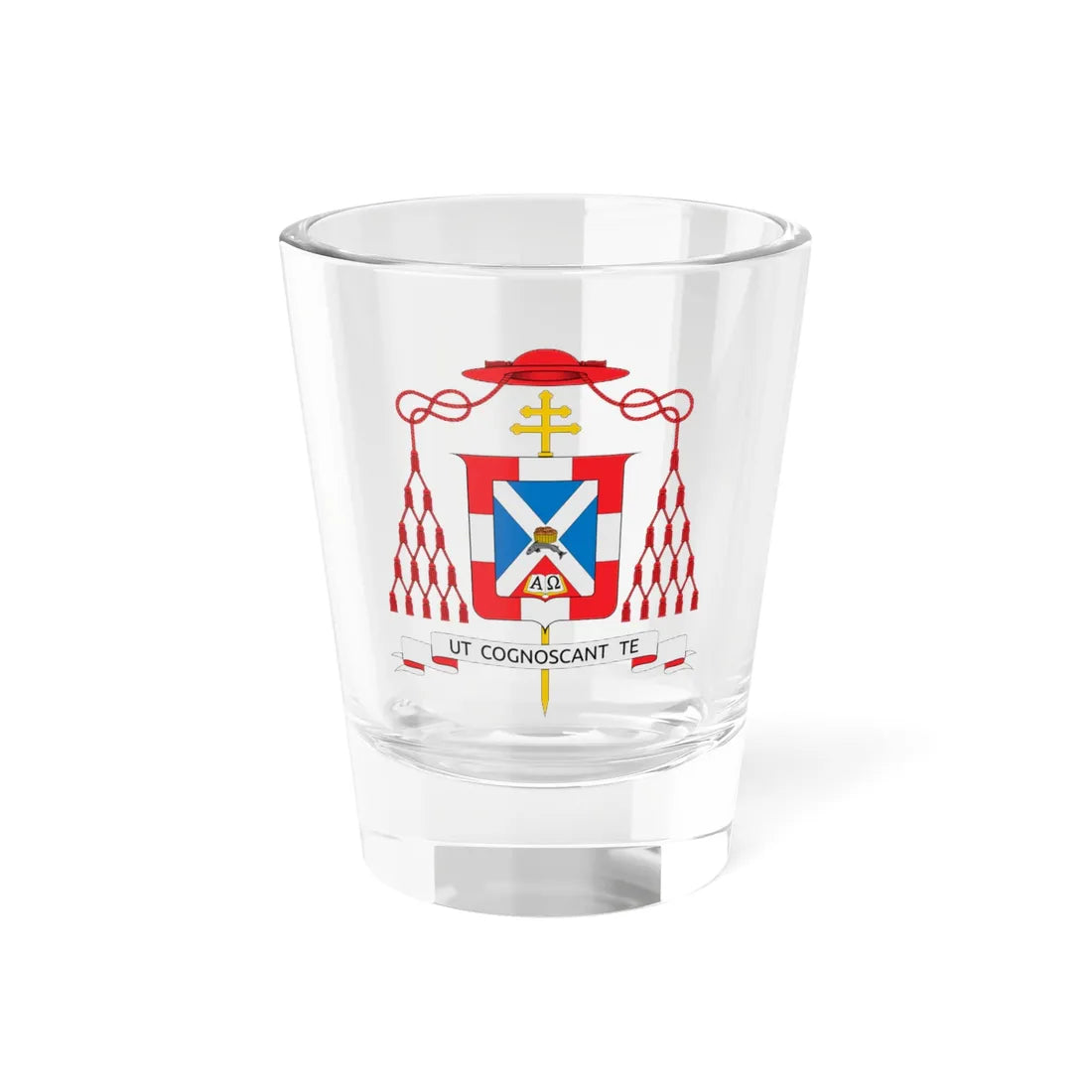 Coat of arms of Adrianus Simonis (Netherlands) (Coat of Arms) Shot Glass 1.5oz 1.5oz - Go Mug Yourself