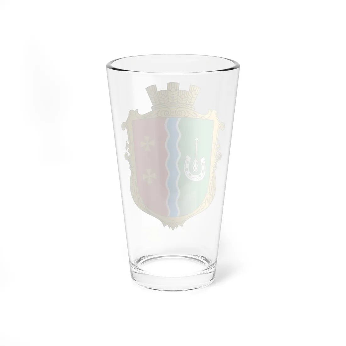 Coat of arms of Adzhamka (Ukraine) (Coat of Arms) Pint Glass 16oz - Go Mug Yourself