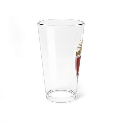 Coat of arms of Aerodrom Municipality 2012-present (North Macedonia) (Coat of Arms) Pint Glass 16oz - Go Mug Yourself