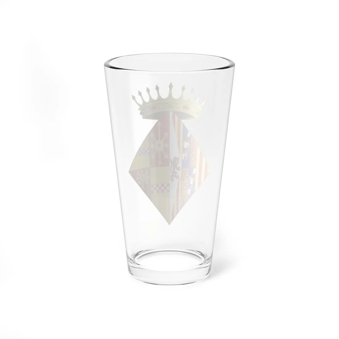 Coat of Arms of Agnes of Cleves as Navarrese Consort (Spain) (Coat of Arms) Pint Glass 16oz - Go Mug Yourself
