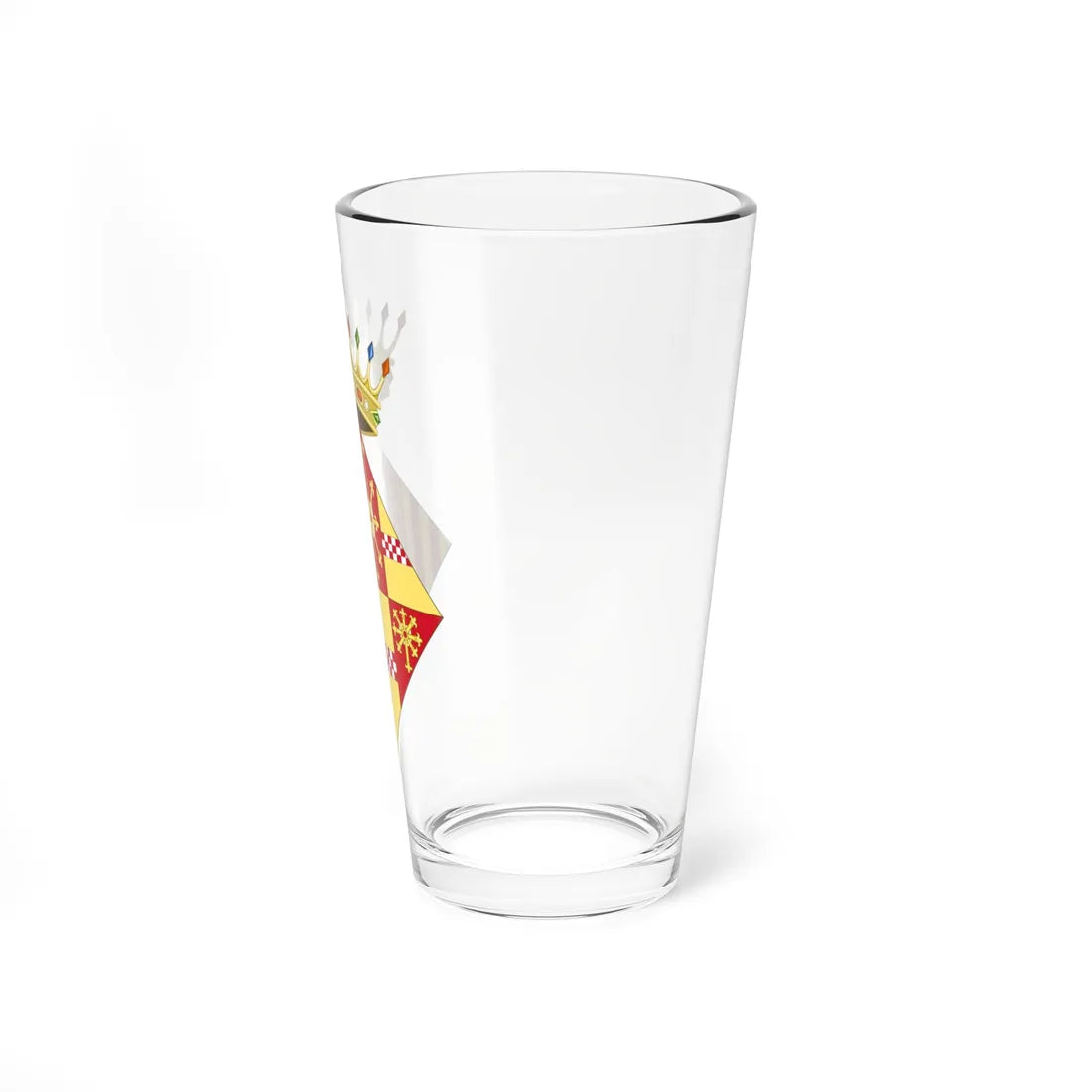 Coat of Arms of Agnes of Cleves as Navarrese Consort (Spain) (Coat of Arms) Pint Glass 16oz - Go Mug Yourself