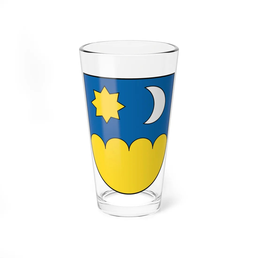 Coat of Arms of Šahy (Slovakia) (Coat of Arms) Pint Glass 16oz 16oz - Go Mug Yourself