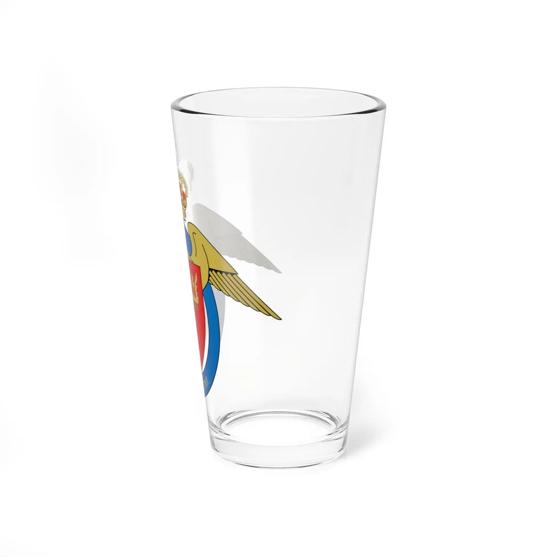 Coat of arms of Air Force Home Guard Denmark (Denmark) (Coat of Arms) Pint Glass 16oz - Go Mug Yourself