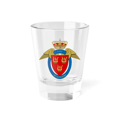 Coat of arms of Air Force Home Guard Denmark (Denmark) (Coat of Arms) Shot Glass 1.5oz 1.5oz - Go Mug Yourself