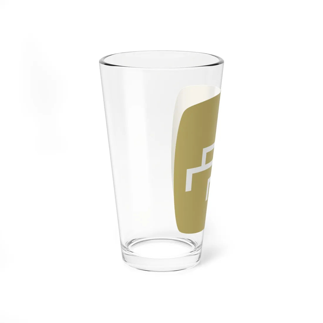 Coat of arms of Čair Municipality (North Macedonia) (Coat of Arms) Pint Glass 16oz - Go Mug Yourself