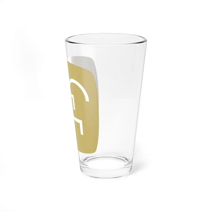 Coat of arms of Čair Municipality (North Macedonia) (Coat of Arms) Pint Glass 16oz - Go Mug Yourself