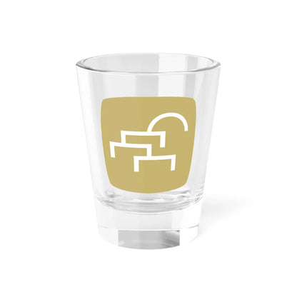 Coat of arms of Čair Municipality (North Macedonia) (Coat of Arms) Shot Glass 1.5oz 1.5oz - Go Mug Yourself