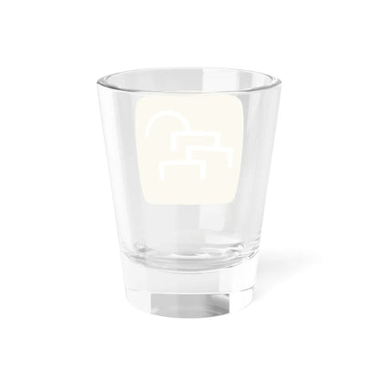 Coat of arms of Čair Municipality (North Macedonia) (Coat of Arms) Shot Glass 1.5oz - Go Mug Yourself