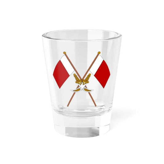Coat of arms of Ajman (United Arab Emirates) (Coat of Arms) Shot Glass 1.5oz 1.5oz - Go Mug Yourself