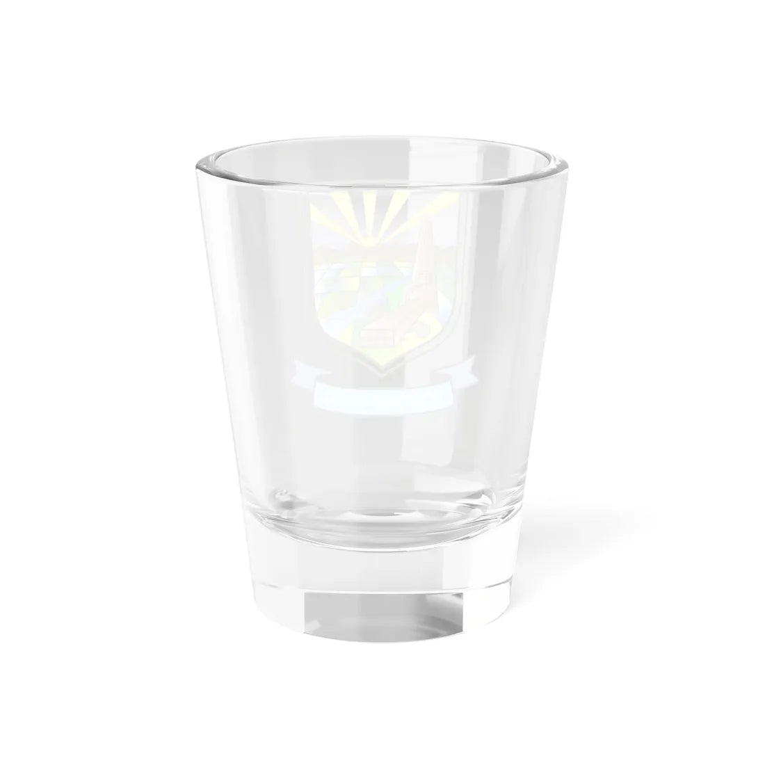 Coat of arms of Čaška Municipality (North Macedonia) (Coat of Arms) Shot Glass 1.5oz - Go Mug Yourself