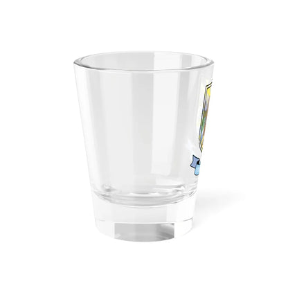 Coat of arms of Čaška Municipality (North Macedonia) (Coat of Arms) Shot Glass 1.5oz - Go Mug Yourself