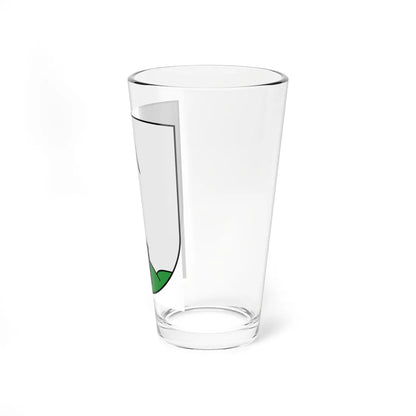 Coat of arms of Akmenė Lithuania (Lithuania) (Coat of Arms) Pint Glass 16oz - Go Mug Yourself