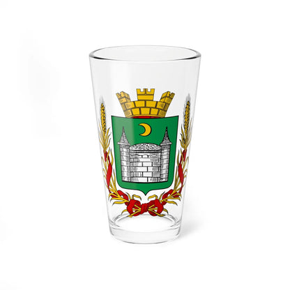 Coat of arms of Akmolinsk 1878 (Russia) (Coat of Arms) Pint Glass 16oz 16oz - Go Mug Yourself