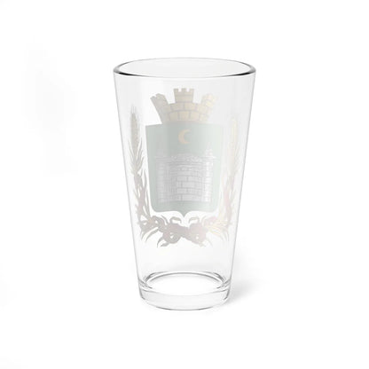Coat of arms of Akmolinsk 1878 (Russia) (Coat of Arms) Pint Glass 16oz - Go Mug Yourself