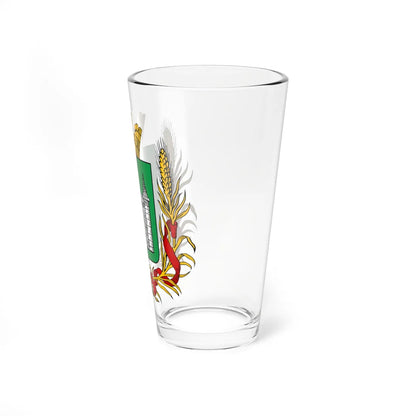 Coat of arms of Akmolinsk 1878 (Russia) (Coat of Arms) Pint Glass 16oz - Go Mug Yourself