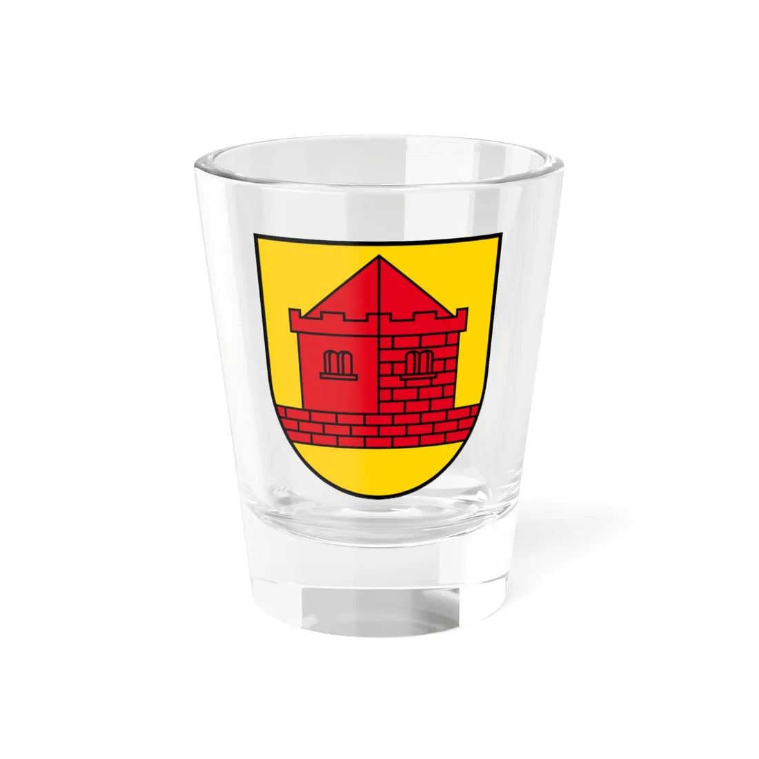 Coat of arms of Alberswil (Switzerland) (Coat of Arms) Shot Glass 1.5oz 1.5oz - Go Mug Yourself