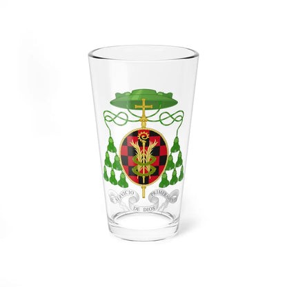 Coat of Arms of Alcalá de Henares Diocese (Spain) (Coat of Arms) Pint Glass 16oz 16oz - Go Mug Yourself
