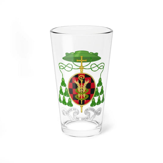 Coat of Arms of Alcalá de Henares Diocese (Spain) (Coat of Arms) Pint Glass 16oz 16oz - Go Mug Yourself