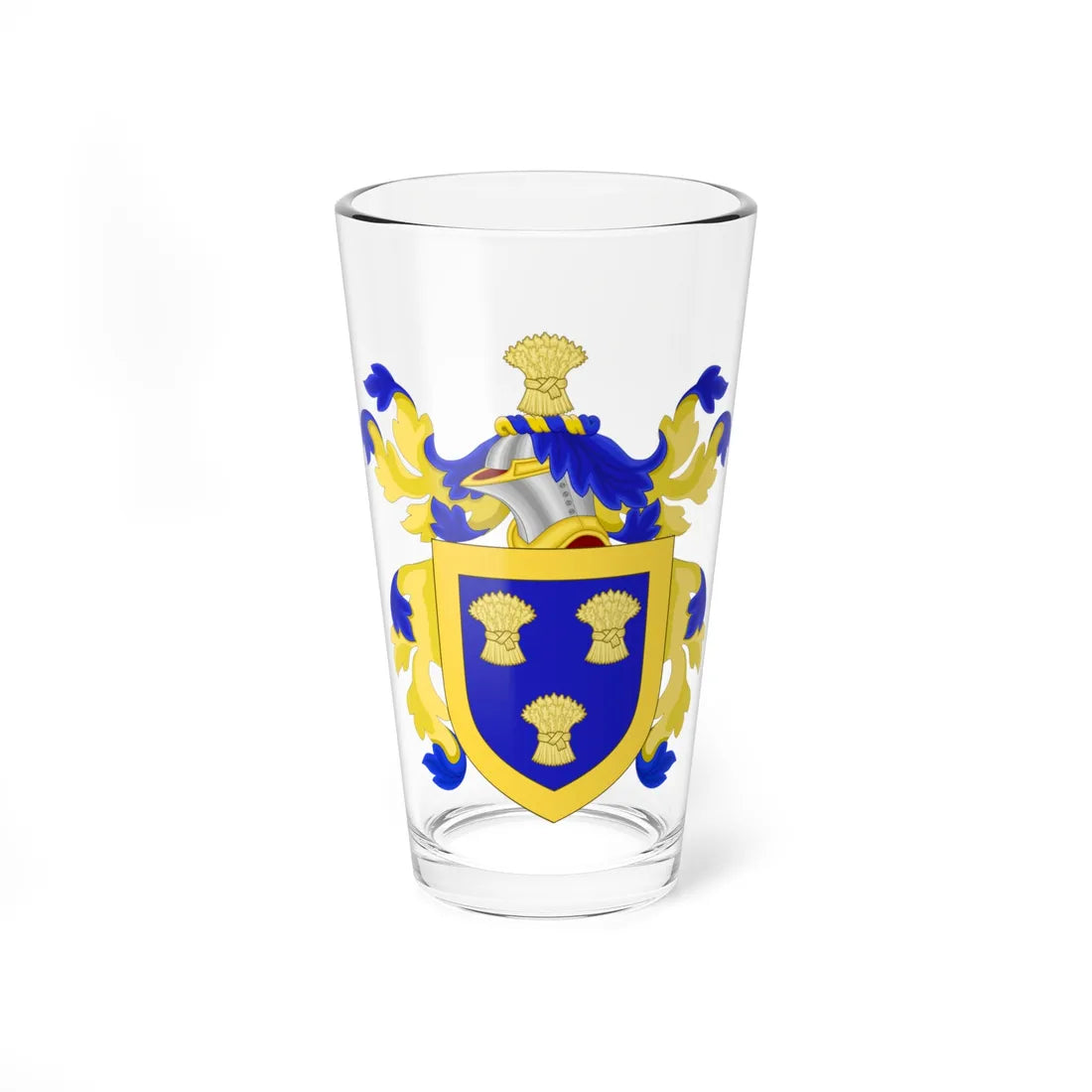 Coat of Arms of Alexander Cuming (United States) (Coat of Arms) Pint Glass 16oz 16oz - Go Mug Yourself