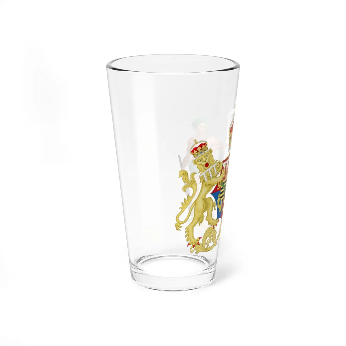 Coat of Arms of Alexandra of Denmark as Princess of Wales (Denmark) (Coat of Arms) Pint Glass 16oz - Go Mug Yourself