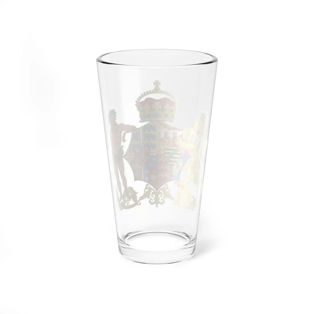 Coat of Arms of Alexandra of Denmark as Princess of Wales (Denmark) (Coat of Arms) Pint Glass 16oz - Go Mug Yourself