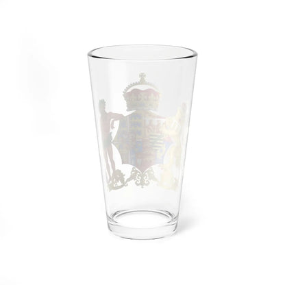 Coat of Arms of Alexandra of Denmark as Princess of Wales (Denmark) (Coat of Arms) Pint Glass 16oz - Go Mug Yourself