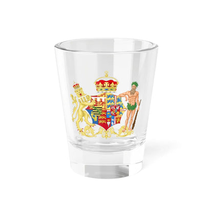 Coat of Arms of Alexandra of Denmark as Princess of Wales (Denmark) (Coat of Arms) Shot Glass 1.5oz 1.5oz - Go Mug Yourself