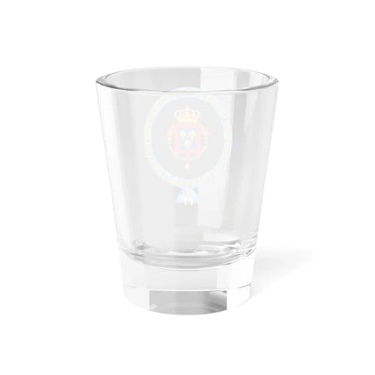 Coat of Arms of Alfonso Prince of Asturias 1907-1938 Order of the Elephant Variant (Denmark) (Coat of Arms) Shot Glass 1.5oz - Go Mug Yourself