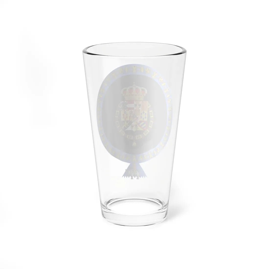 Coat of Arms of Alfonso XIII of Spain Order of the Elephant Variant (Denmark) (Coat of Arms) Pint Glass 16oz - Go Mug Yourself