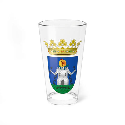 Coat of Arms of Alhama de Granada (Spain) (Coat of Arms) Pint Glass 16oz 16oz - Go Mug Yourself