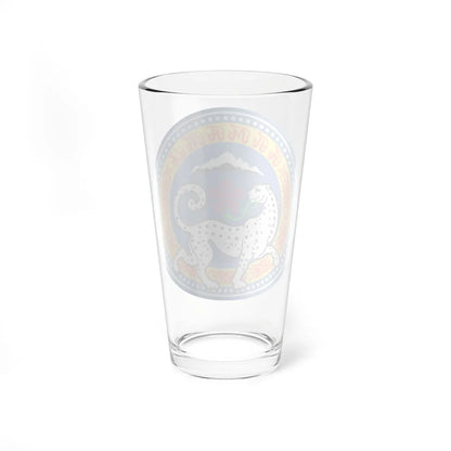 Coat of arms of Almaty old (Kazakhstan) (Coat of Arms) Pint Glass 16oz - Go Mug Yourself