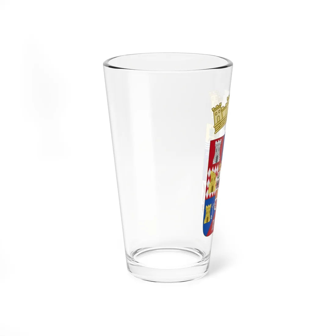 Coat of Arms of Almería Province (Spain) (Coat of Arms) Pint Glass 16oz - Go Mug Yourself