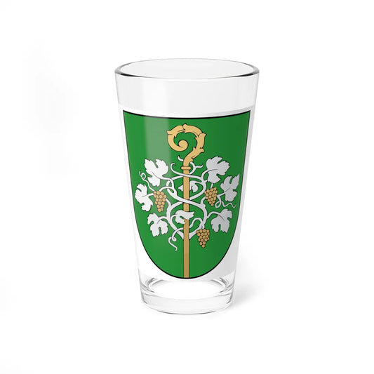 Coat of arms of Alsėdžiai (Lithuania) (Coat of Arms) Pint Glass 16oz 16oz - Go Mug Yourself