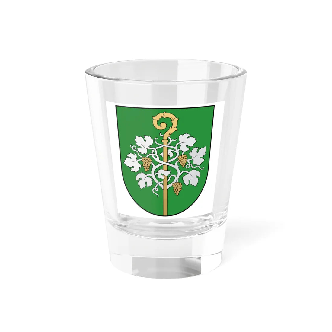 Coat of arms of Alsėdžiai (Lithuania) (Coat of Arms) Shot Glass 1.5oz 1.5oz - Go Mug Yourself