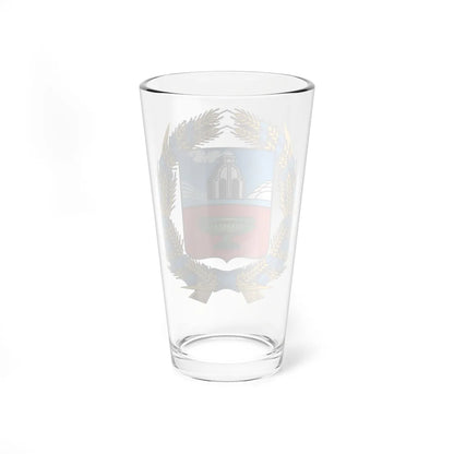 Coat of Arms of Altai Krai Latest version (Russia) (Coat of Arms) Pint Glass 16oz - Go Mug Yourself