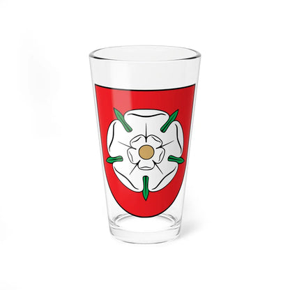 Coat of arms of Alytus Lithuania (Lithuania) (Coat of Arms) Pint Glass 16oz 16oz - Go Mug Yourself
