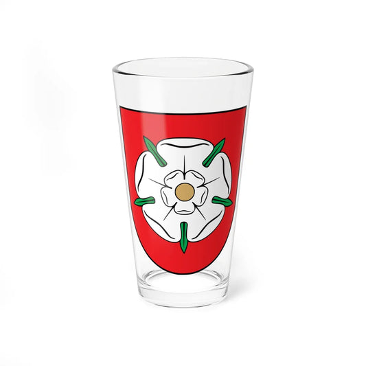 Coat of arms of Alytus Lithuania (Lithuania) (Coat of Arms) Pint Glass 16oz 16oz - Go Mug Yourself