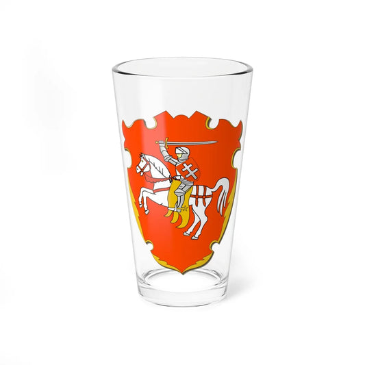 Coat of Arms of Amścisłaŭ Voivodeship (Belarus) (Coat of Arms) Pint Glass 16oz 16oz - Go Mug Yourself
