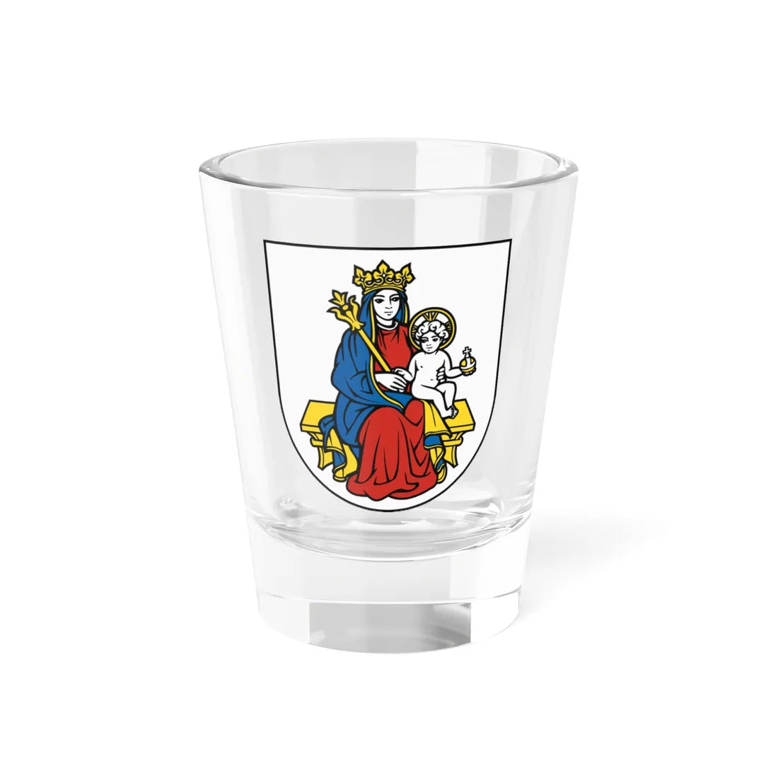 Coat of Arms of Šamorín (Slovakia) (Coat of Arms) Shot Glass 1.5oz 1.5oz - Go Mug Yourself