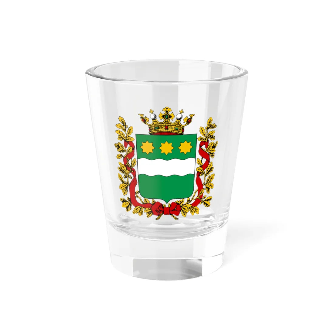 Coat of arms of Amur Oblast 1878 (Russia) (Coat of Arms) Shot Glass 1.5oz 1.5oz - Go Mug Yourself