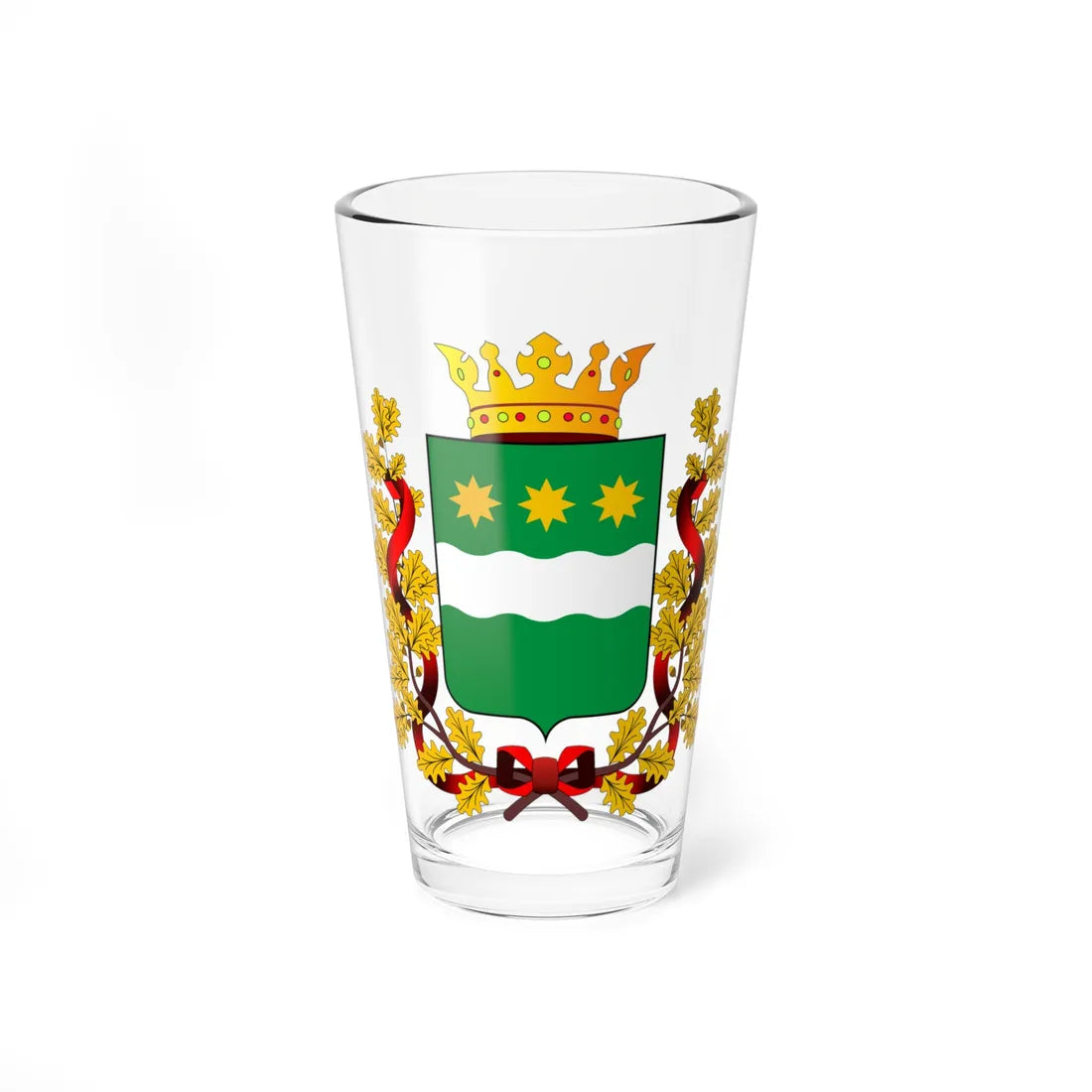 Coat of arms of Amur Oblast (Russia) (Coat of Arms) Pint Glass 16oz 16oz - Go Mug Yourself