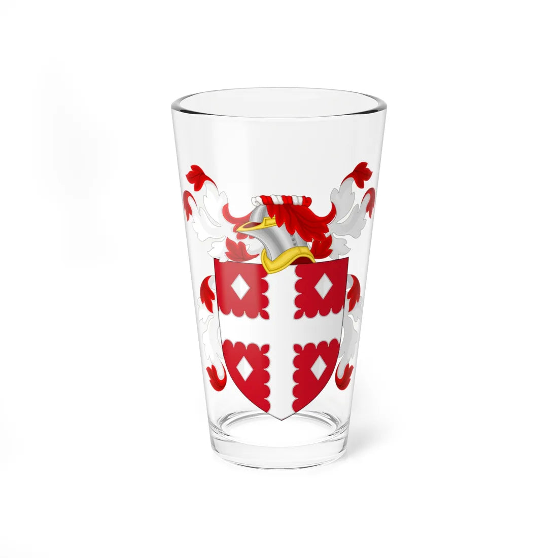 Coat of Arms of Ananias Dare (United States) (Coat of Arms) Pint Glass 16oz 16oz - Go Mug Yourself