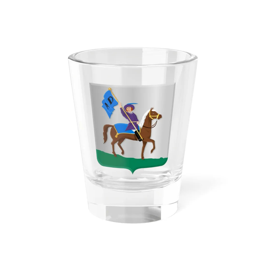 Coat of arms of Andijk (Netherlands) (Coat of Arms) Shot Glass 1.5oz 1.5oz - Go Mug Yourself