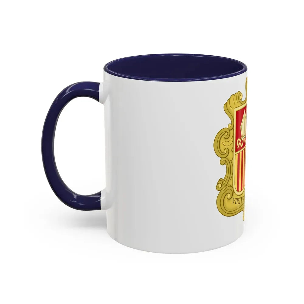 Coat of arms of Andorra (1580) - Accent Coffee Mug - Go Mug Yourself