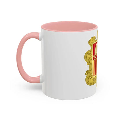 Coat of arms of Andorra (1580) - Accent Coffee Mug - Go Mug Yourself